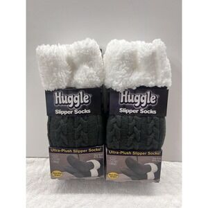 Huggle® Slipper Socks  "Premium Fleece & Non-Slip Grips & As See On TV"     NEW!